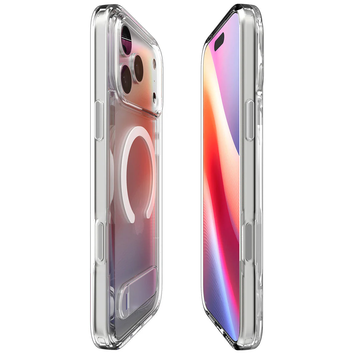 Handyhülle für iPhone 17 Pro Max, Spigen Ultra Hybrid S Mag mit MagSafe, Transparent-Weiß - Image 15