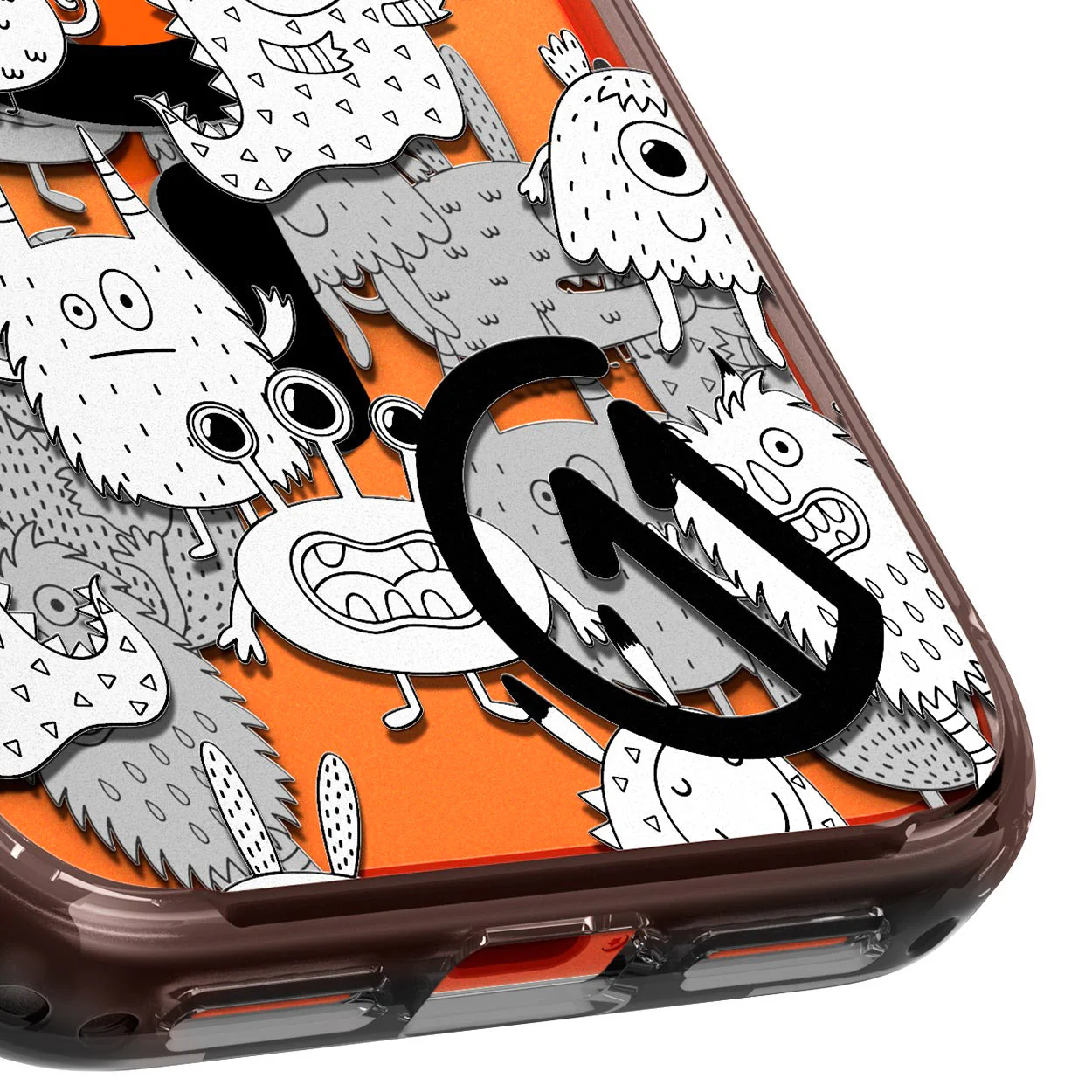 Handyhülle für iPhone 17 Pro Max, Spigen Ultra Hybrid T Mag (CC) mit MagSafe, Grau-Gemustert (C11 Inkverse) - Image 7