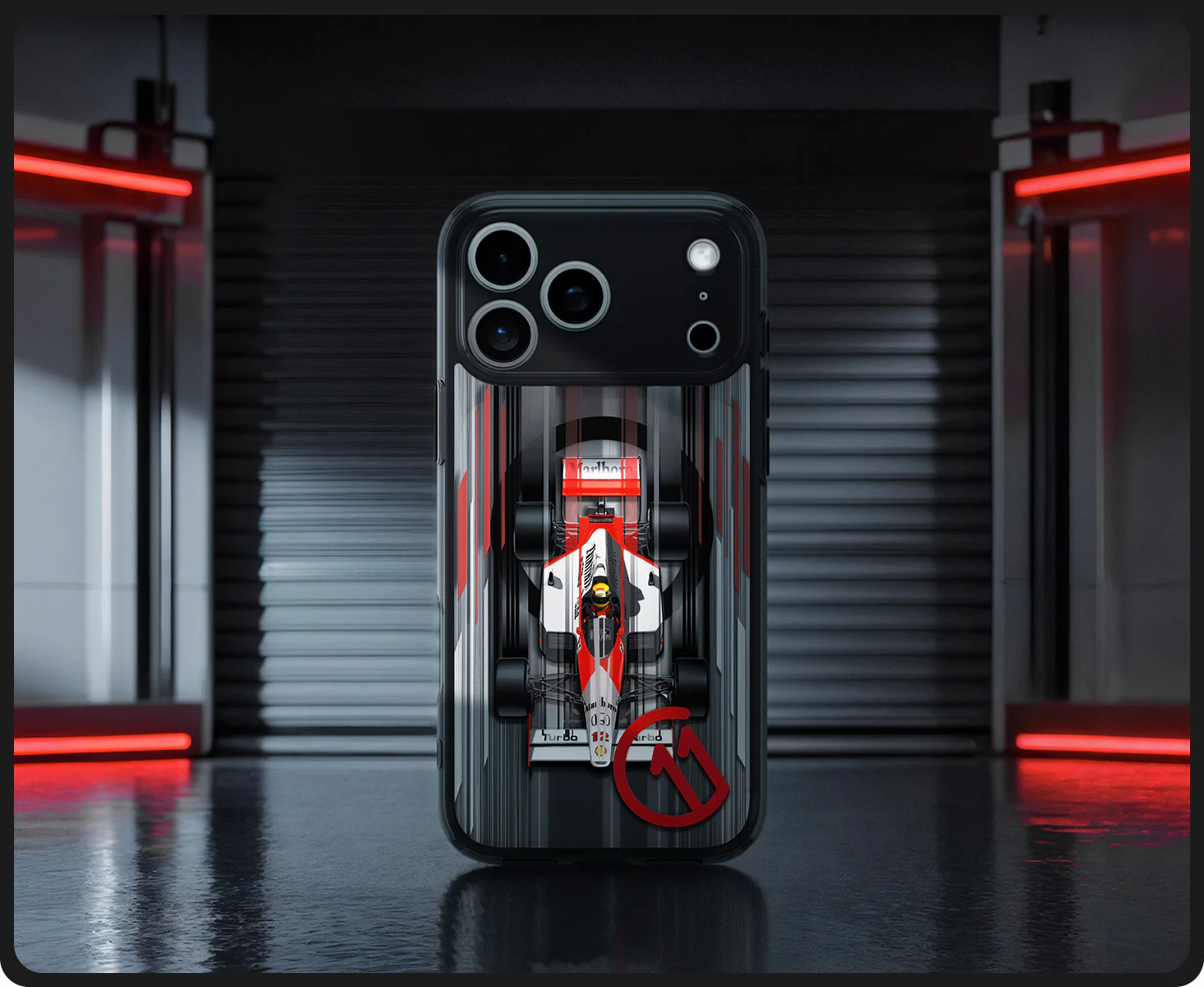 Handyhülle für iPhone 17 Pro Max, Spigen Ultra Hybrid T Mag (CC) mit MagSafe, Grau-Gemustert (C11 Turbo) - Image 10