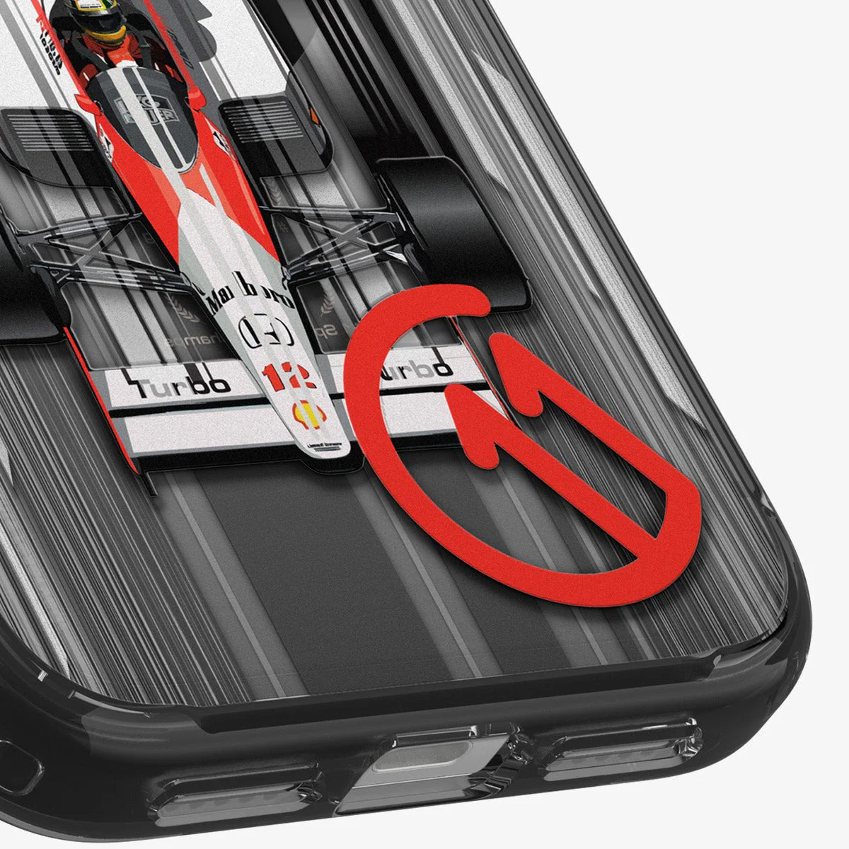 Handyhülle für iPhone 17 Pro Max, Spigen Ultra Hybrid T Mag (CC) mit MagSafe, Grau-Gemustert (C11 Turbo) - Image 7