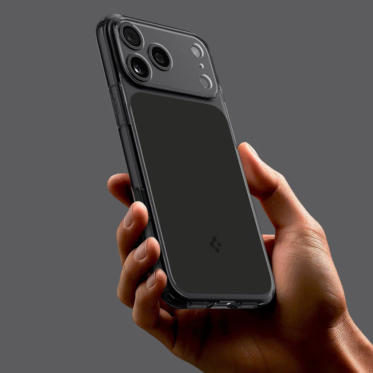 Handyhülle für iPhone 17 Pro Max, Spigen Ultra Hybrid T Mag (CC) mit MagSafe, Rauchfarben-Schwarz - Image 8