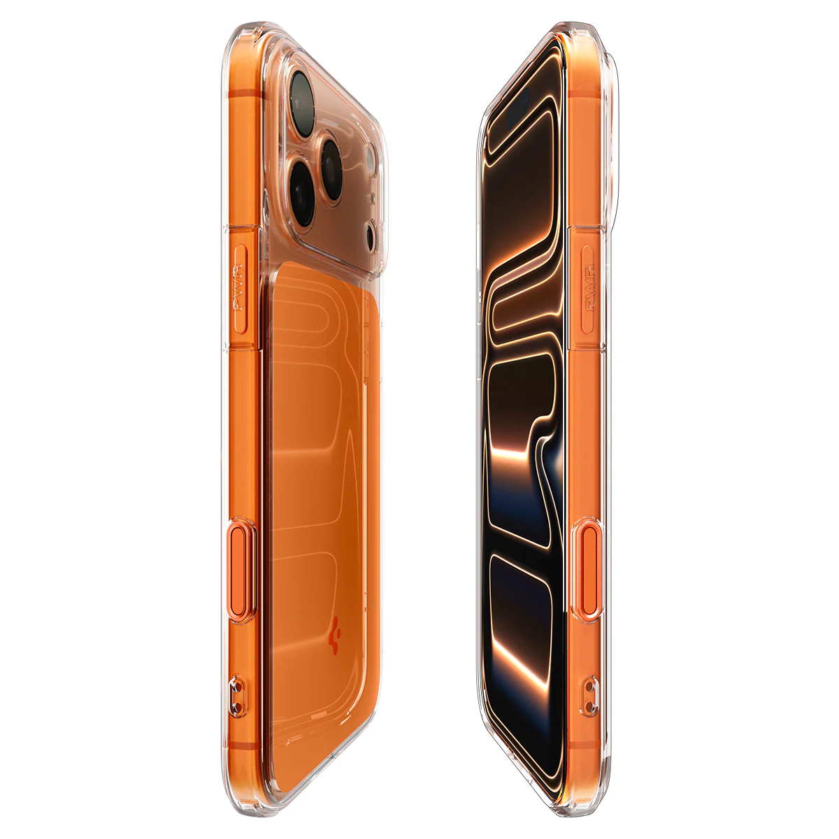 Handyhülle für iPhone 17 Pro Max, Spigen Ultra Hybrid T Mag (CC) mit MagSafe, Transparent-Orange - Image 12