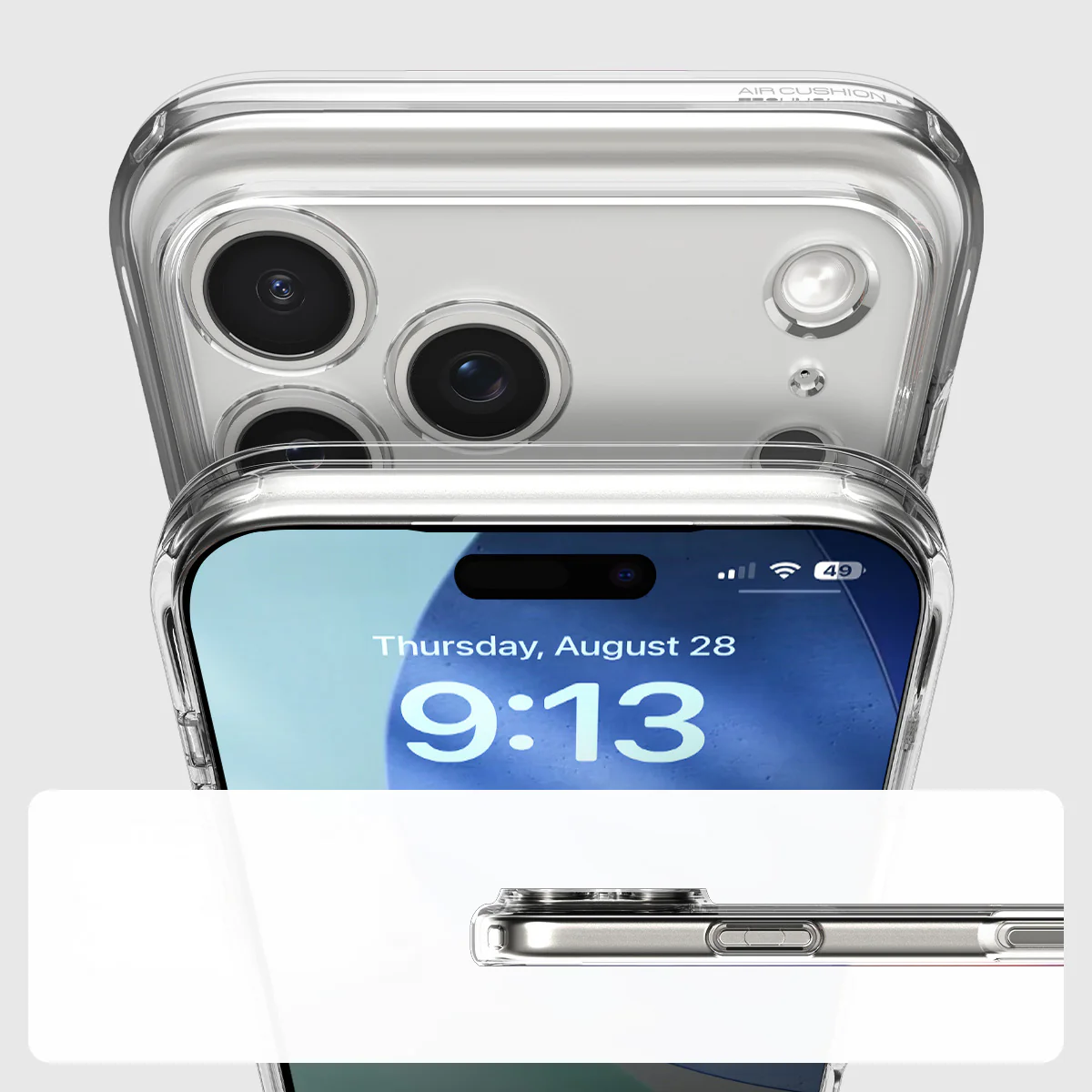 Handyhülle für iPhone 17 Pro Max, Spigen Ultra Hybrid, Transparent - Image 10