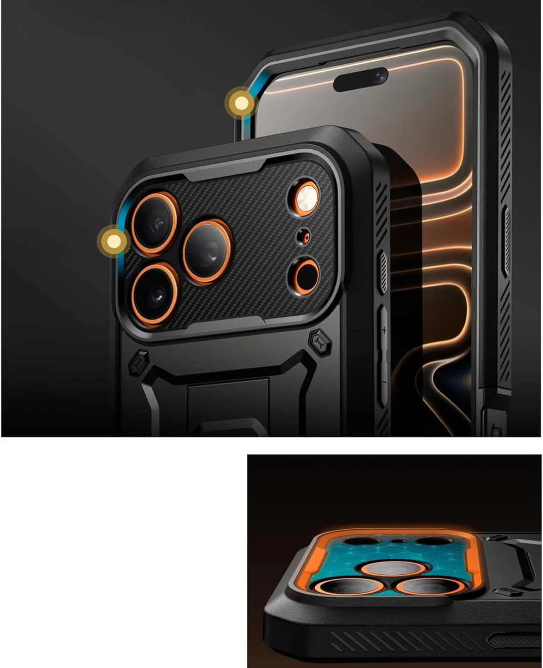 Handyhülle für iPhone 17 Pro Max, Supcase UB Pro SP (CC), Schwarz - Image 8