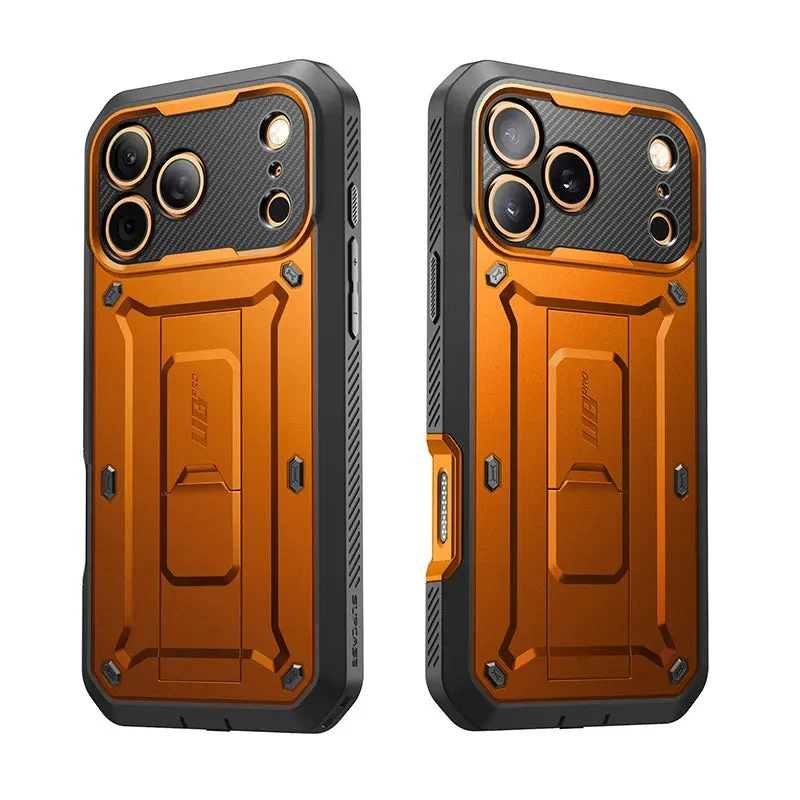 Handyhülle für iPhone 17 Pro Max, Supcase UB Pro SP (CC), Schwarz-Orange - Image 3
