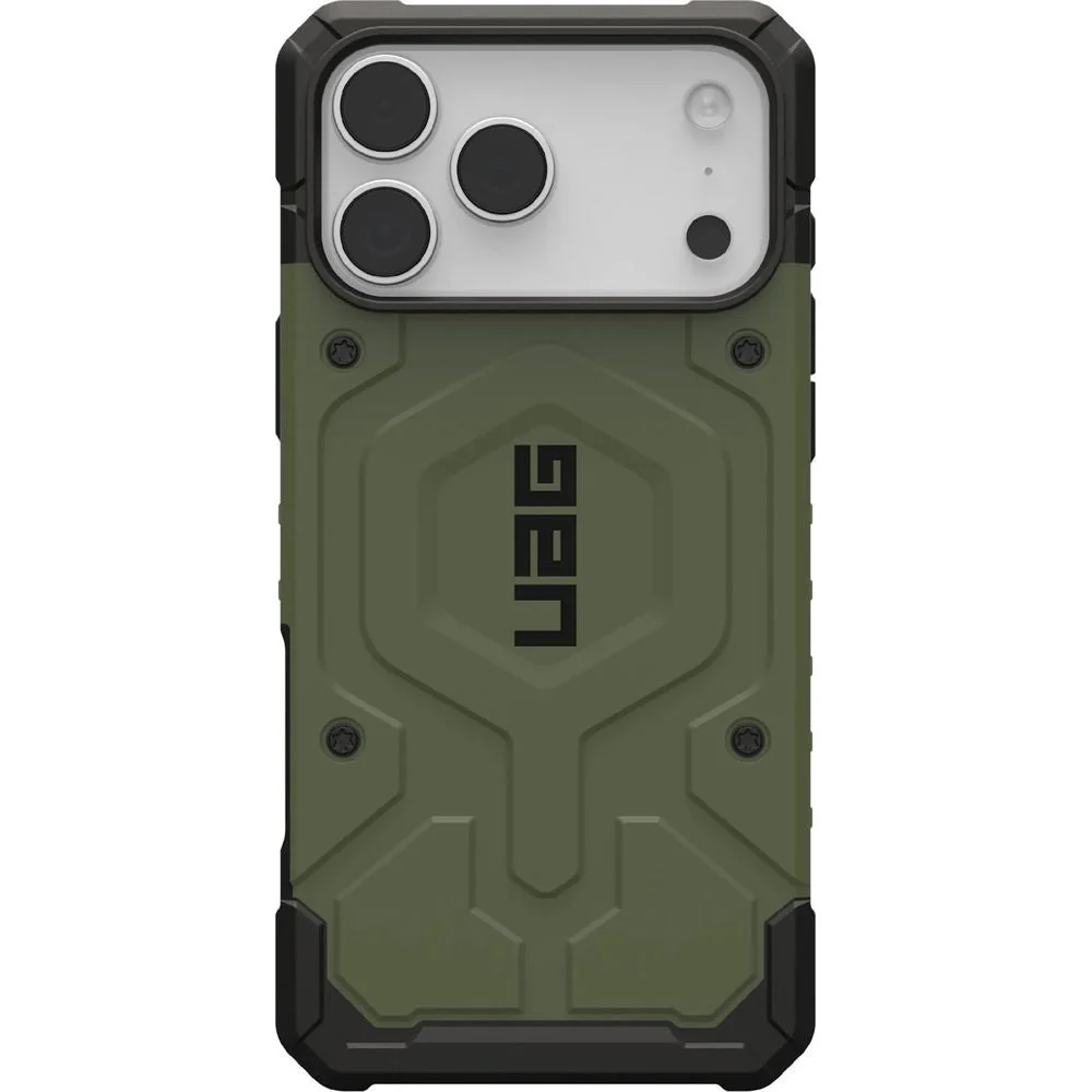 Handyhülle für iPhone 17 Pro Max, Urban Armor Gear Pathfinder Mag mit MagSafe, Olivgrün mit schwarzen Rahmen - Image 4