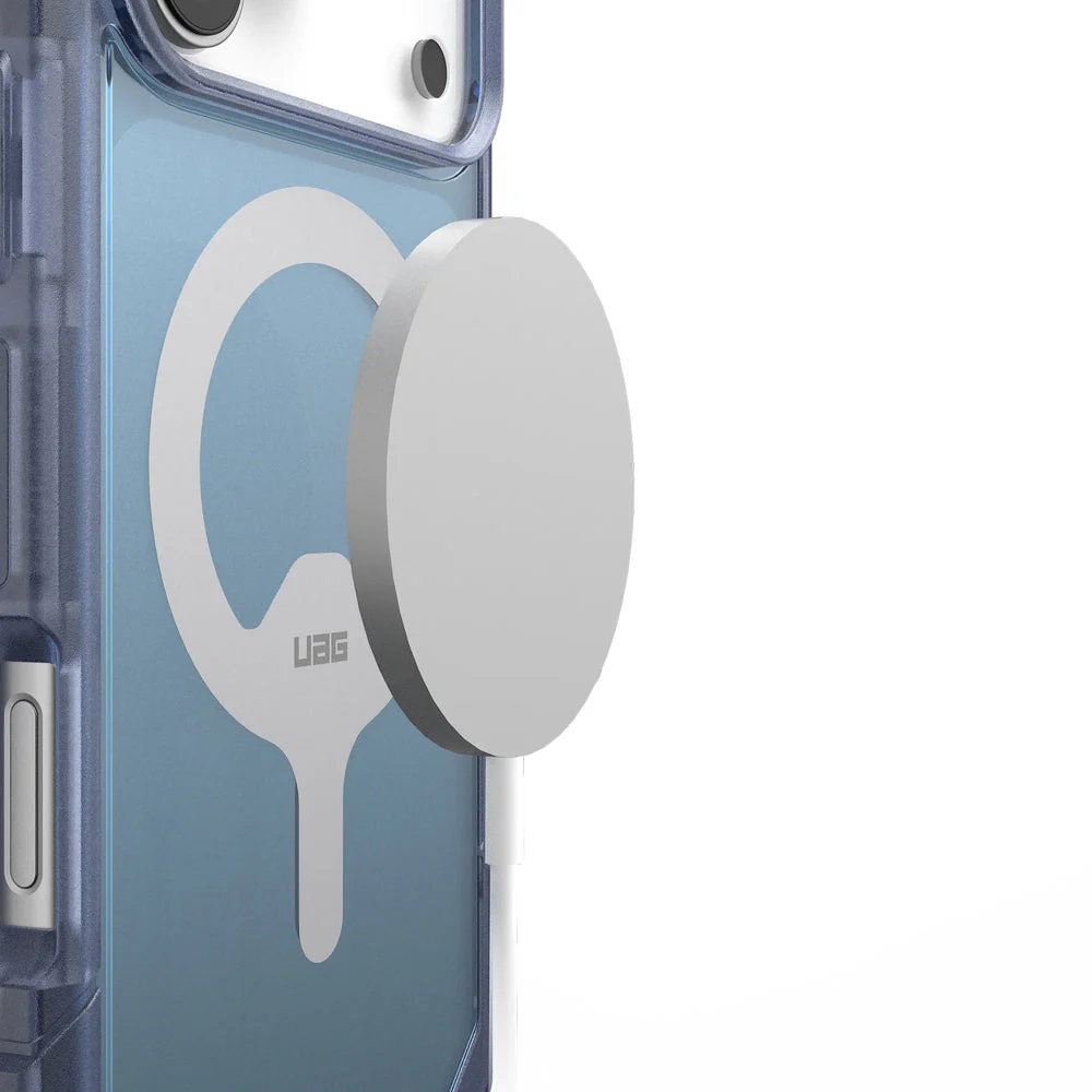 Handyhülle für iPhone 17 Pro Max, Urban Armor Gear Trooper Mag, Blau und Transparent - Image 3