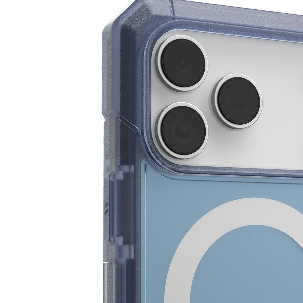 Handyhülle für iPhone 17 Pro Max, Urban Armor Gear Trooper Mag, Blau und Transparent - Image 4