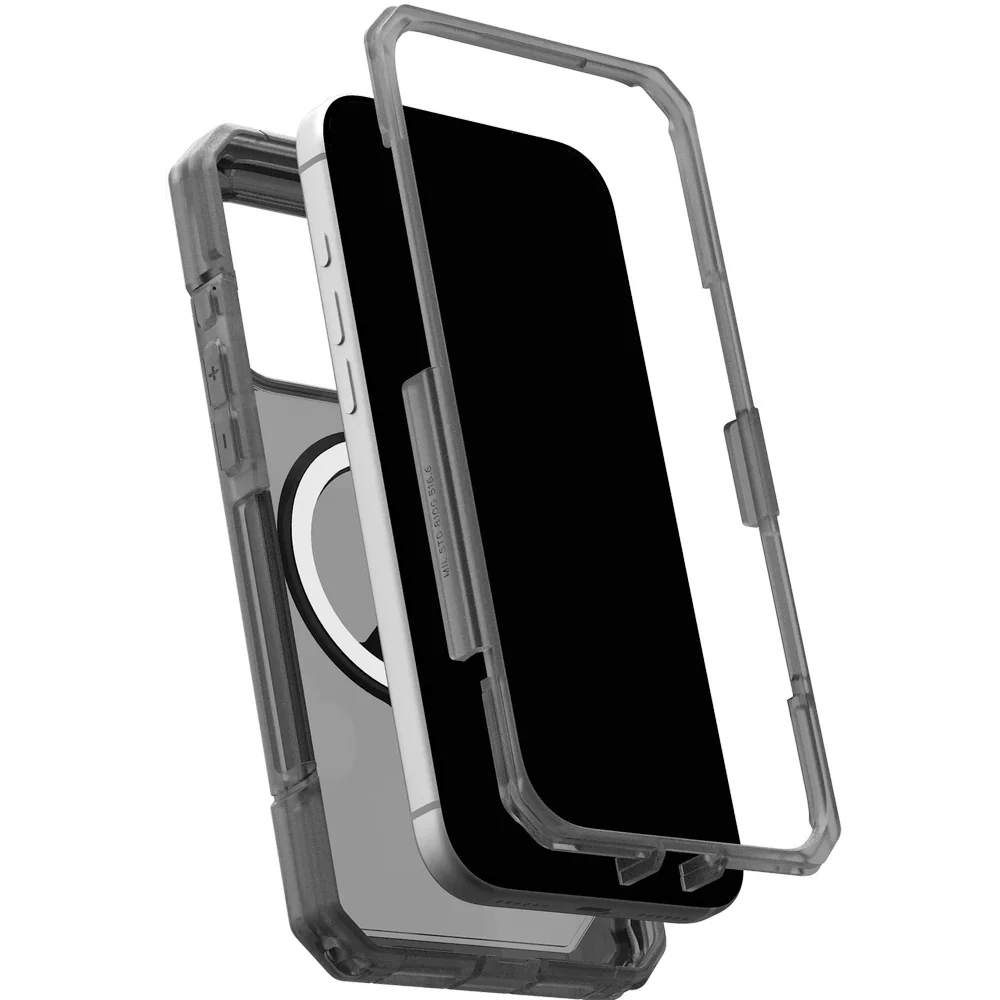Handyhülle für iPhone 17 Pro Max, Urban Armor Gear Trooper Mag, Durchscheinend mit schwarzen Rahmen - Image 3
