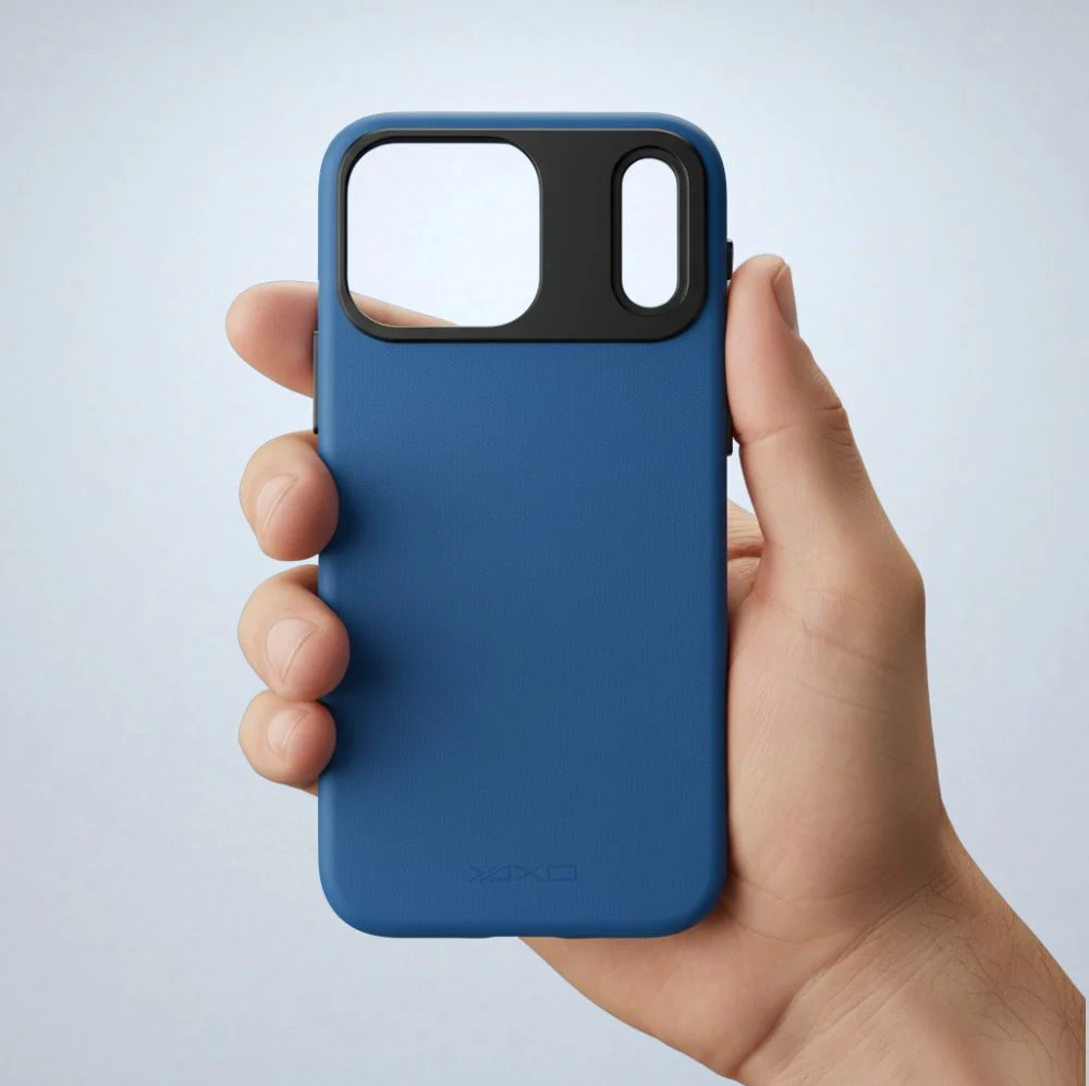 Handyhülle für iPhone 17 Pro Max, YAXO Leather Gear Slim Case MagSafe, Blau - Image 2