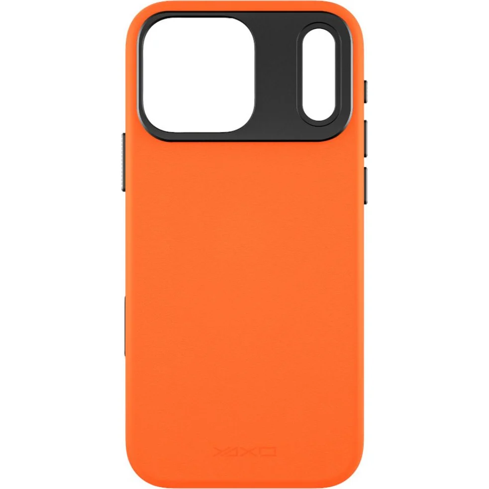Handyhülle für iPhone 17 Pro Max, YAXO Leather Gear Slim Case MagSafe, Orange - Image 8