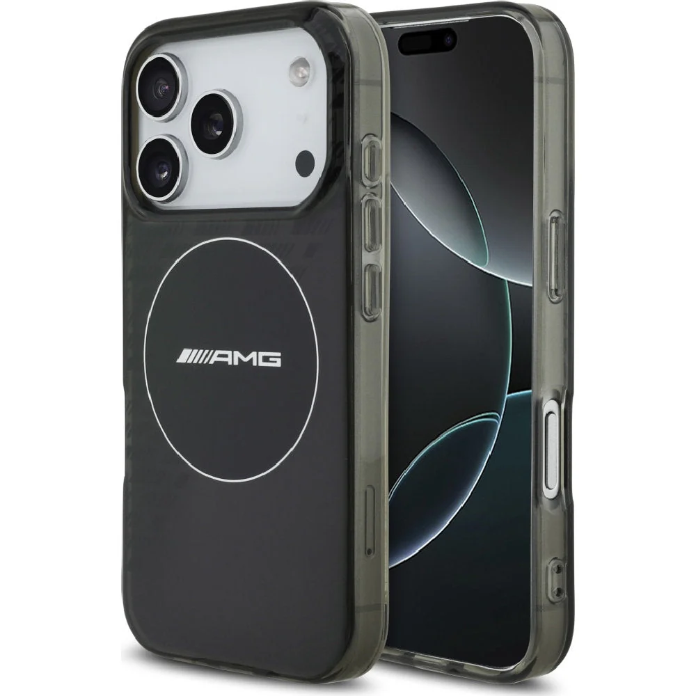 Handyhülle für iPhone 17 Pro, Mercedes AMG Double Layer Transparent mit MagSafe, Undurchsichtig Gemustert