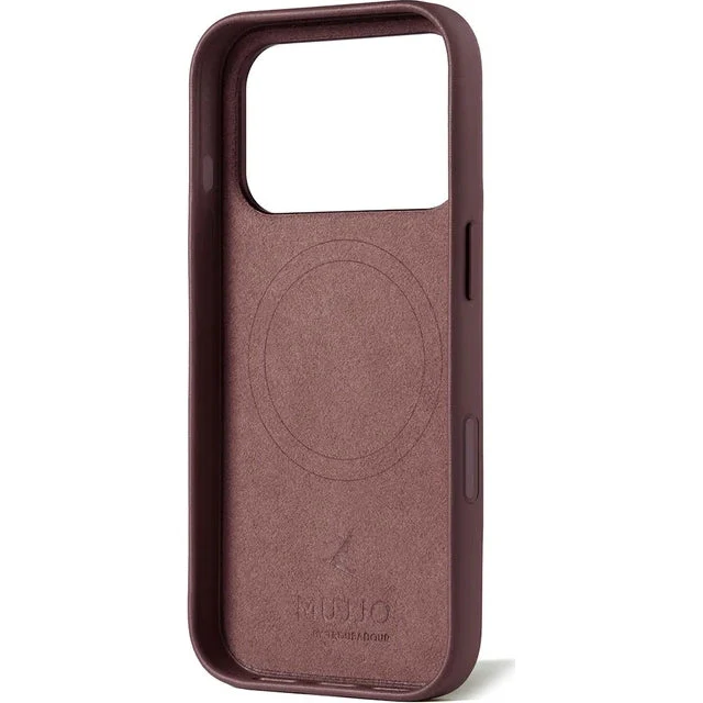 Handyhülle für iPhone 17 Pro, Mujjo Full Leather Case für MagSafe, Kastanienbraun - Image 3