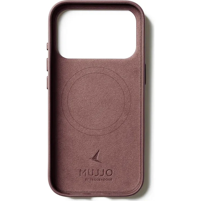 Handyhülle für iPhone 17 Pro, Mujjo Full Leather Case für MagSafe, Kastanienbraun - Image 4