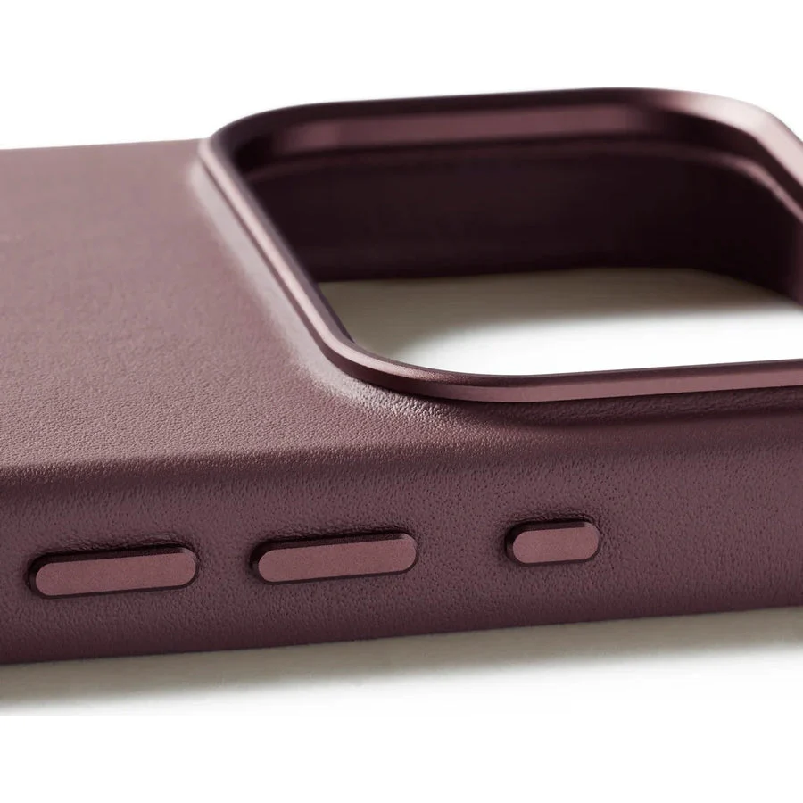 Handyhülle für iPhone 17 Pro, Mujjo Full Leather Case für MagSafe, Kastanienbraun - Image 7