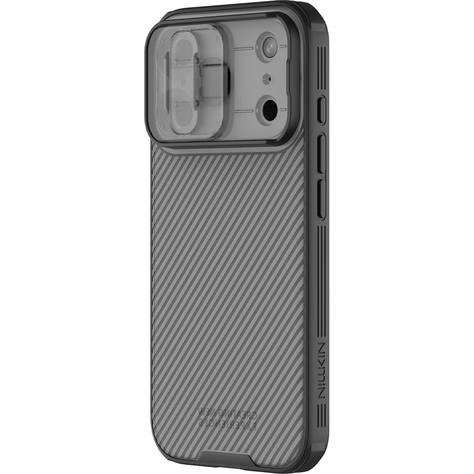 Handyhülle für iPhone 17 Pro, Nillkin CamShield Pro, Durchscheinend-Schwarz - Image 2