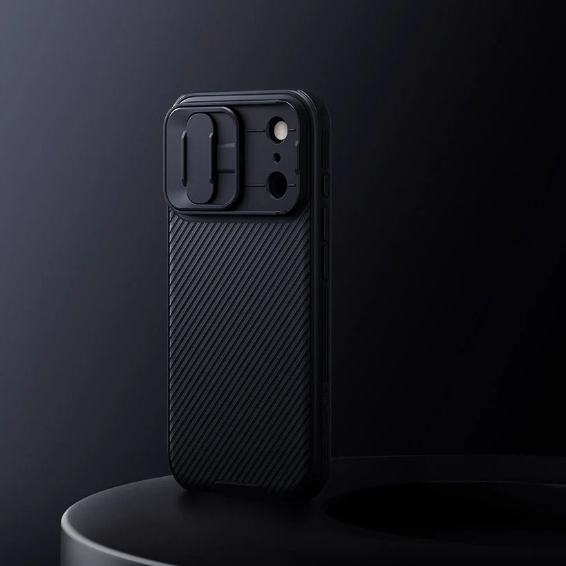 Handyhülle für iPhone 17 Pro, Nillkin CamShield Pro, Schwarz - Image 7