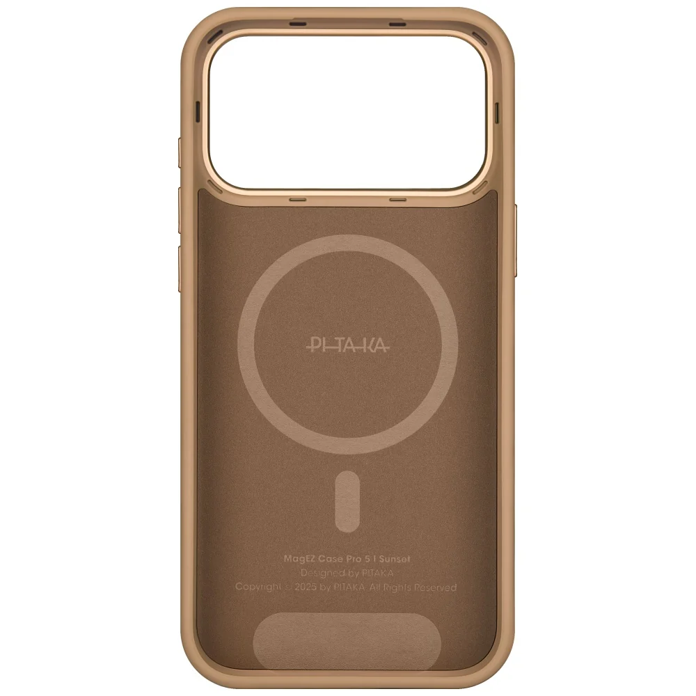 Handyhülle für iPhone 17 Pro, Pitaka Aramid UltraGuard mit MagSafe, Schwarz / Braun - Image 3
