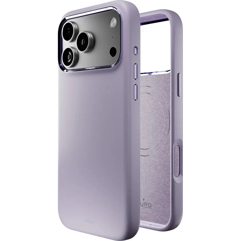 Handyhülle für iPhone 17 Pro, Puro Icon Mag Pro für MagSafe, Violett