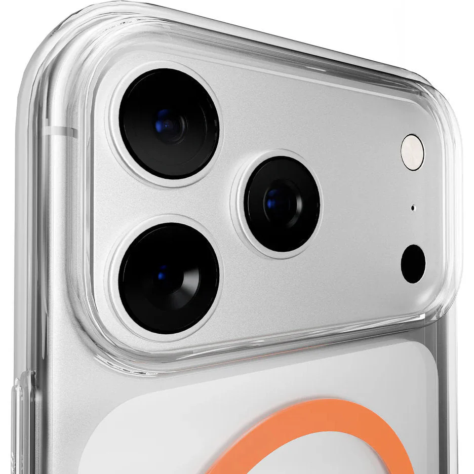 Handyhülle für iPhone 17 Pro, Puro Lite Mag Pro, Transparent-Orange - Image 5