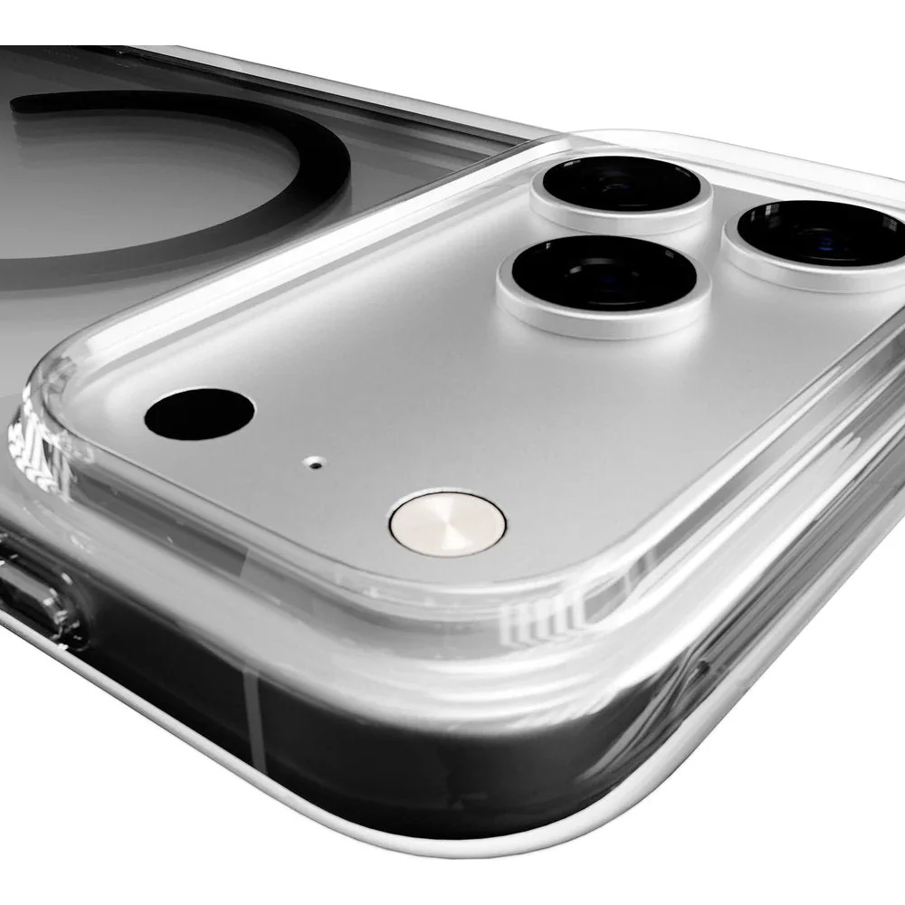 Handyhülle für iPhone 17 Pro, Puro Lite Mag Pro, Transparent-Schwarz - Image 4