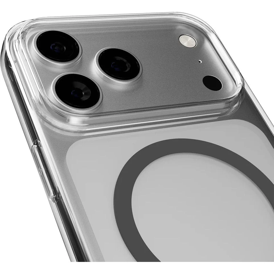 Handyhülle für iPhone 17 Pro, Puro Lite Mag Pro, Transparent und Grau - Image 2