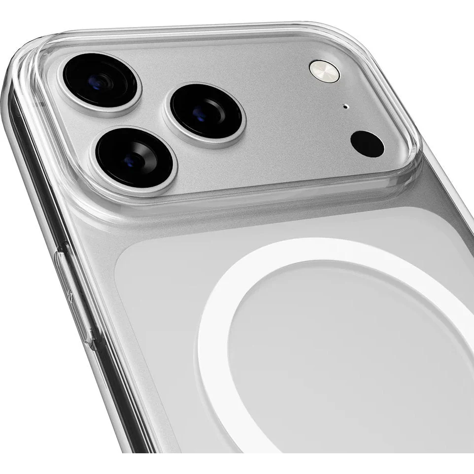 Handyhülle für iPhone 17 Pro, Puro Lite Mag Pro, Transparent und Weiß - Image 2