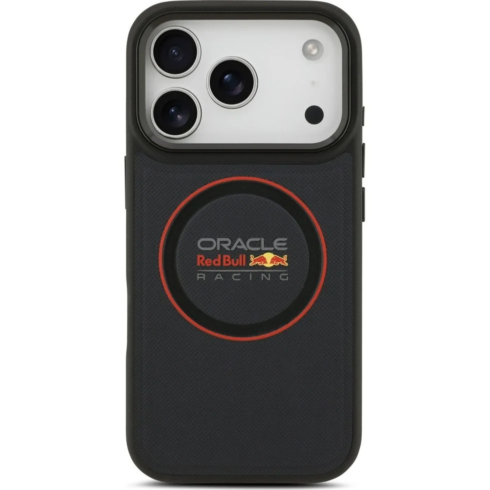 Handyhülle für iPhone 17 Pro, Red Bull Meshed Red Ring & Metal Buttons mit MagSafe, Dunkelblau - Image 2