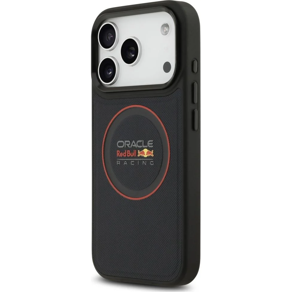 Handyhülle für iPhone 17 Pro, Red Bull Meshed Red Ring & Metal Buttons mit MagSafe, Dunkelblau - Image 3