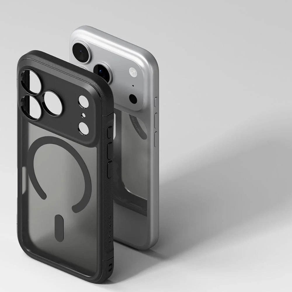 Handyhülle für iPhone 17 Pro, Ringke Fusion Bold Magnetic, Schwarz und Transparent - Image 5