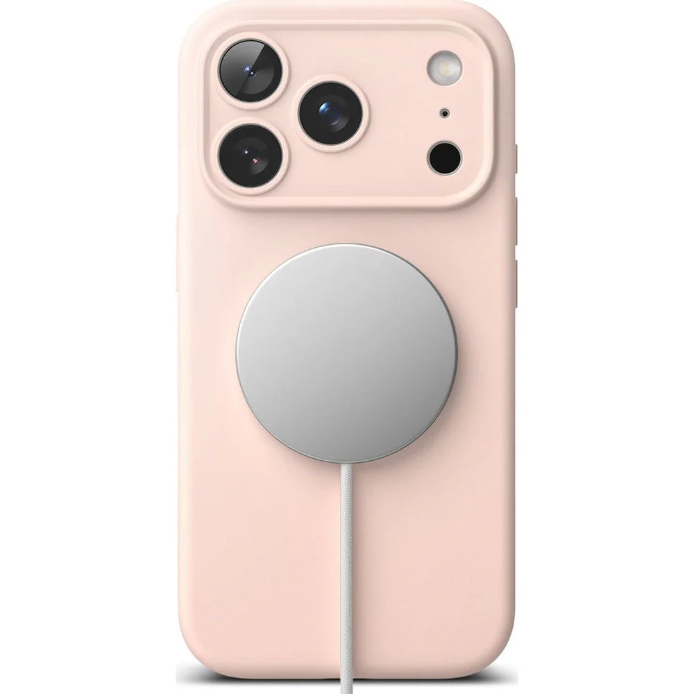 Handyhülle für iPhone 17 Pro, Ringke Silicone CC Magnetic mit MagSafe, Sandfarbe - Image 5