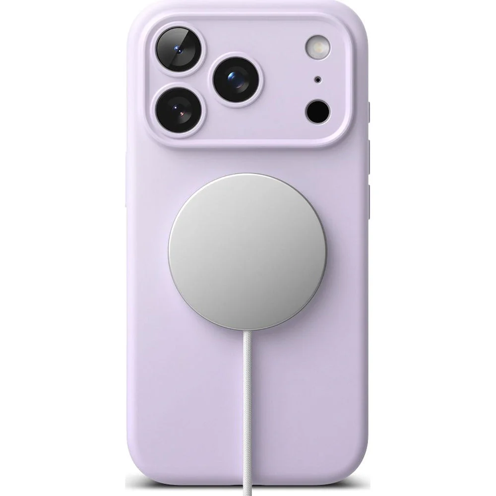 Handyhülle für iPhone 17 Pro, Ringke Silicone CC Magnetic mit MagSafe, Violett - Image 5