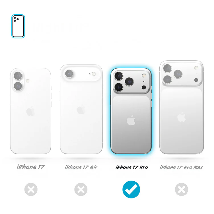 Handyhülle für iPhone 17 Pro, Speck Presidio Perfect-Clear, Transparent - Image 12