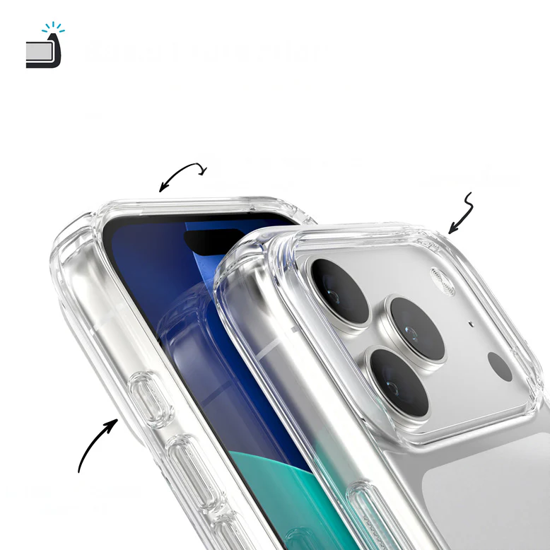 Handyhülle für iPhone 17 Pro, Speck Presidio Perfect-Clear, Transparent - Image 7