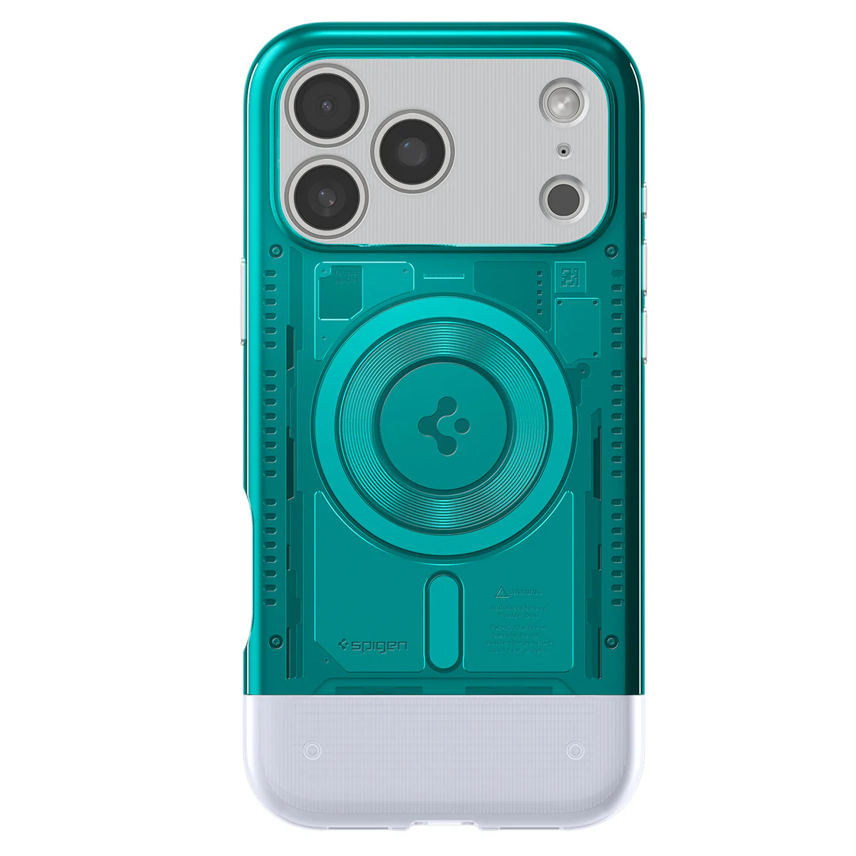 Handyhülle für iPhone 17 Pro, Spigen Classic C1 Mag mit MagSafe, Türkis - Image 3