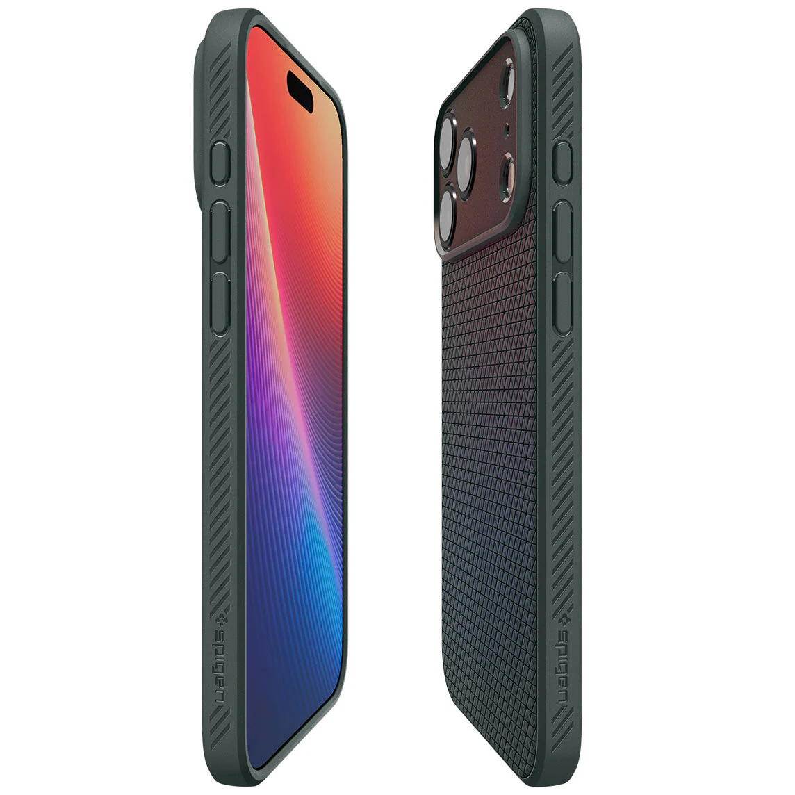 Handyhülle für iPhone 17 Pro, Spigen Liquid Air, Grün - Image 12