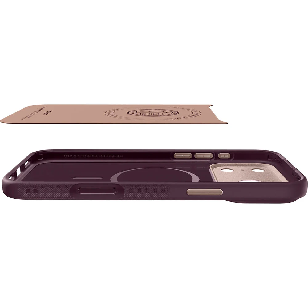 Handyhülle für iPhone 17 Pro, Spigen Nano Pop Mag mit MagSafe, Dunkelrot-Rosa - Image 14
