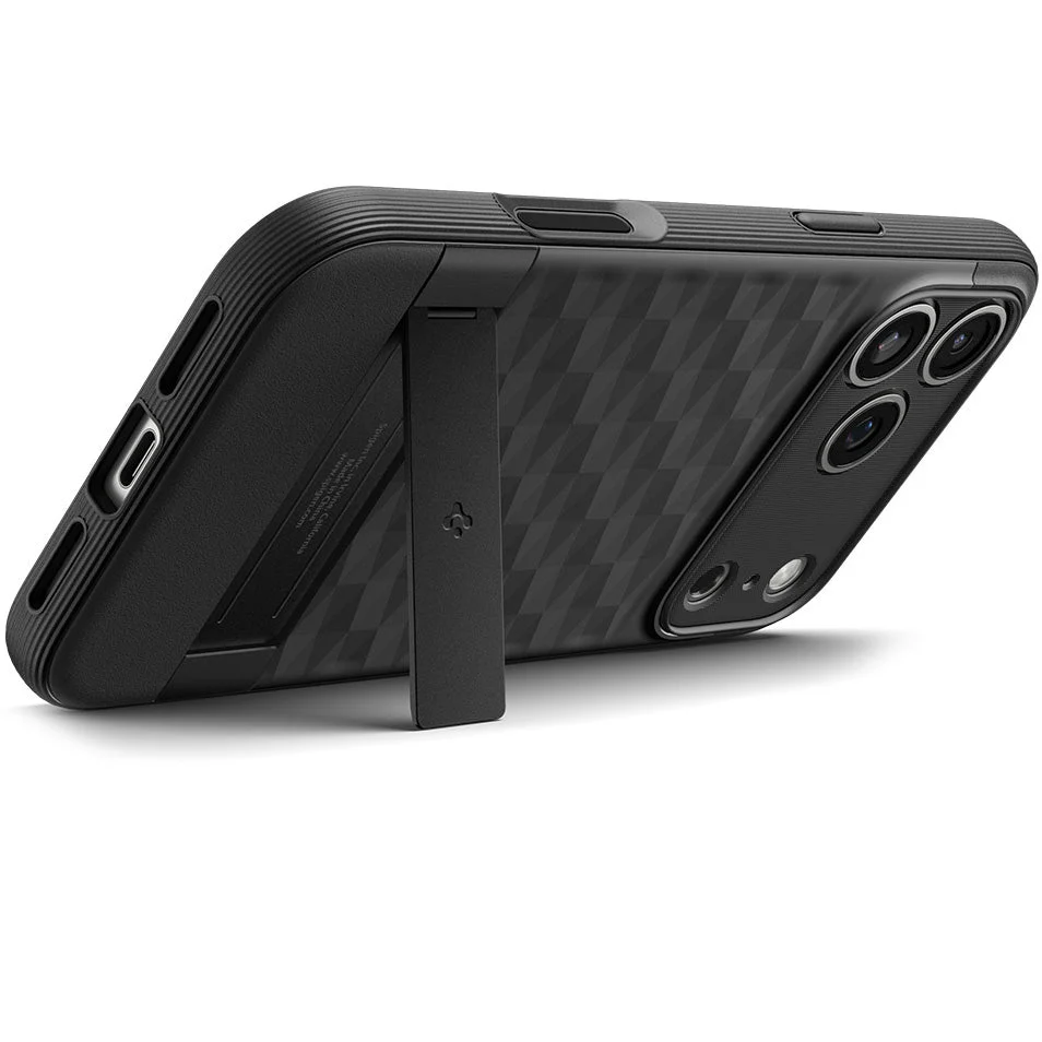 Handyhülle für iPhone 17 Pro, Spigen Parallax S Mag mit MagSafe, Schwarz - Image 11