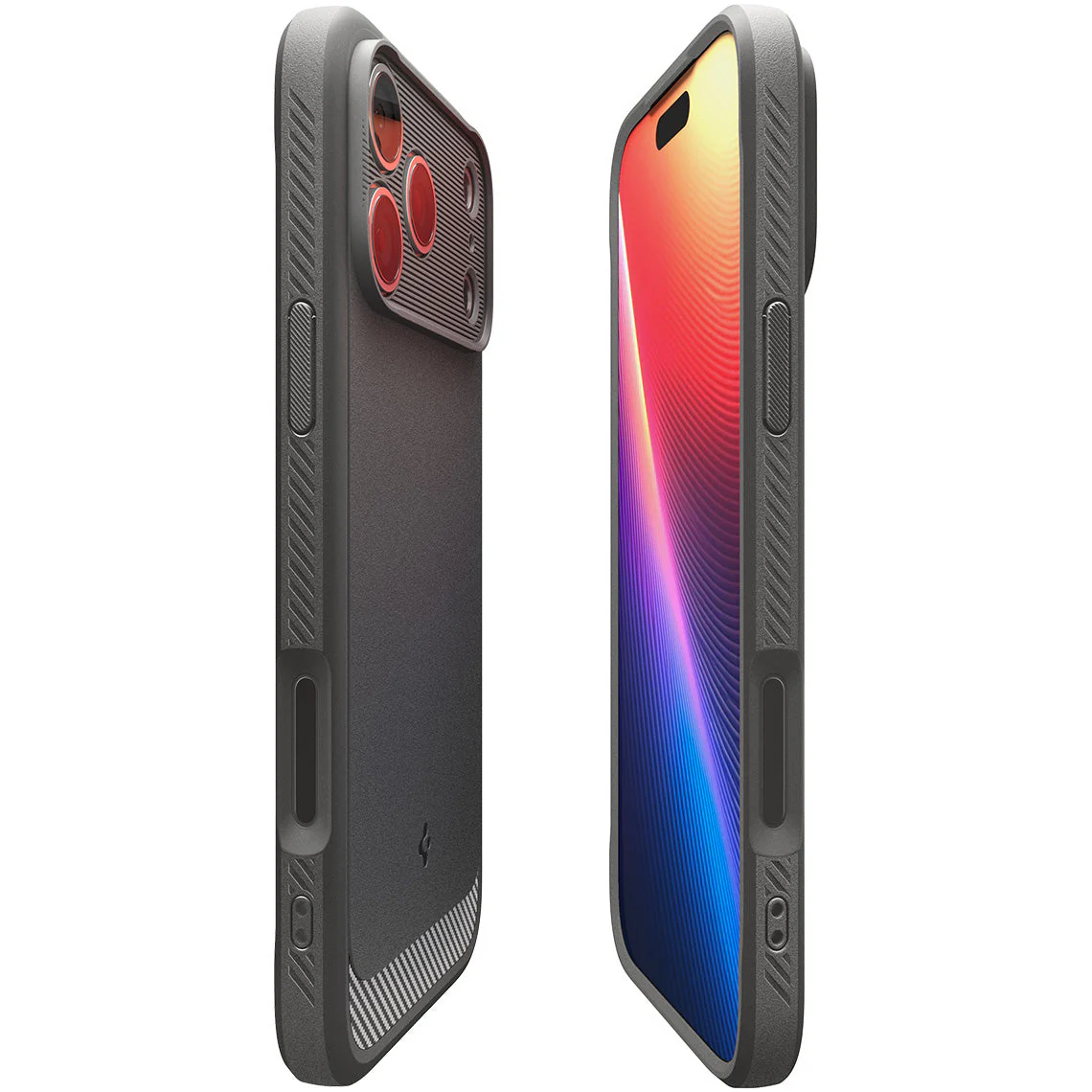 Handyhülle für iPhone 17 Pro, Spigen Rugged Armor Mag mit MagSafe, Grau - Image 12