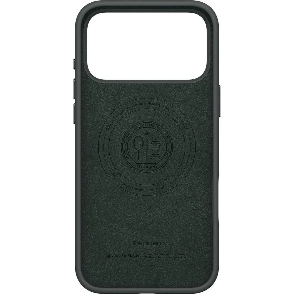 Handyhülle für iPhone 17 Pro, Spigen Silicone Fit Mag mit MagSafe, Grün - Image 13