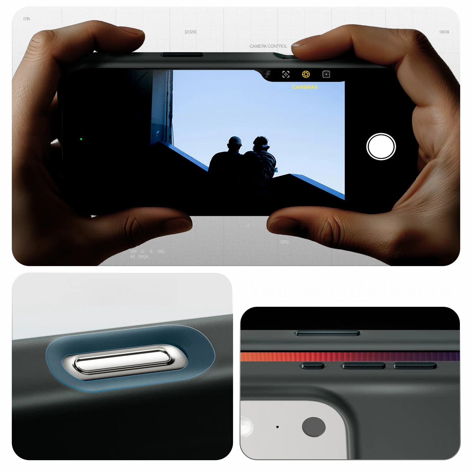 Handyhülle für iPhone 17 Pro, Spigen Silicone Fit Mag mit MagSafe, Grün - Image 5