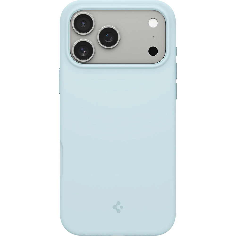 Handyhülle für iPhone 17 Pro, Spigen Silicone Fit Mag mit MagSafe, Hellblau - Image 12