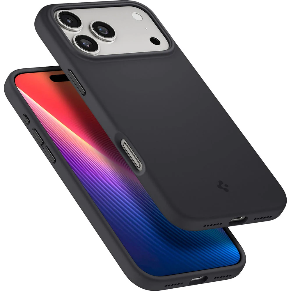 Handyhülle für iPhone 17 Pro, Spigen Silicone Fit Mag mit MagSafe, Schwarz - Image 13