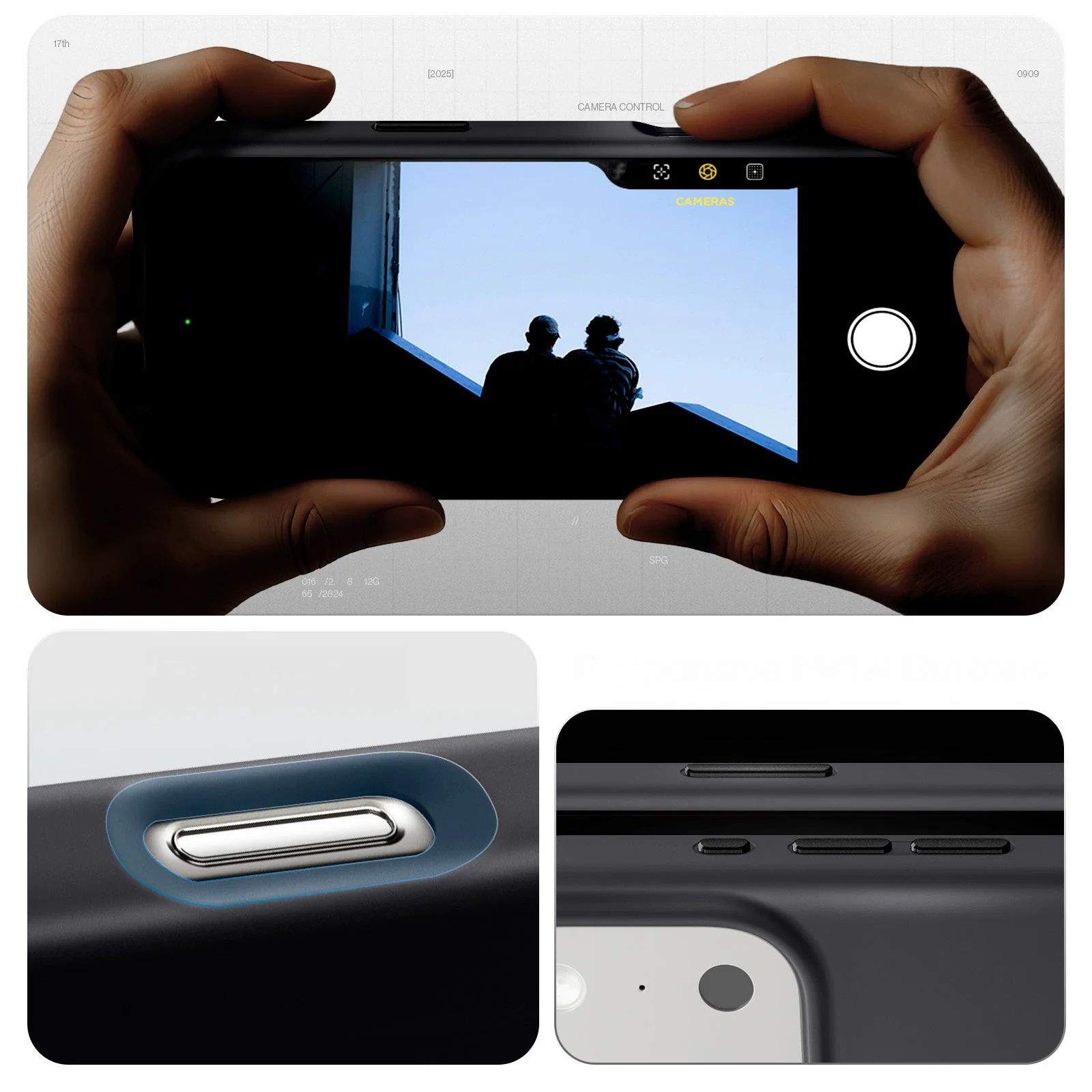 Handyhülle für iPhone 17 Pro, Spigen Silicone Fit Mag mit MagSafe, Schwarz - Image 5