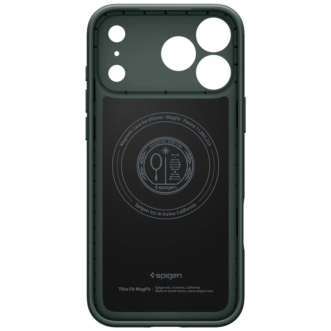 Handyhülle für iPhone 17 Pro, Spigen Thin Fit Mag mit MagSafe, Grün - Image 9
