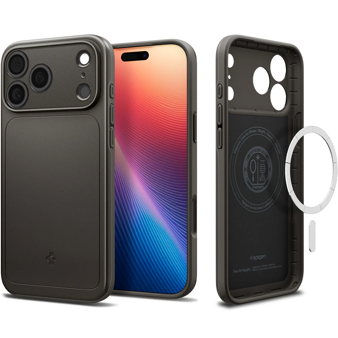 Handyhülle für iPhone 17 Pro, Spigen Thin Fit Mag mit MagSafe, Rotguss - Image 12