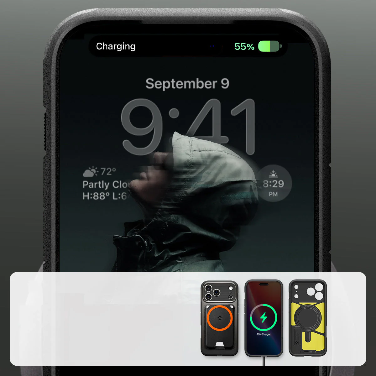 Handyhülle für iPhone 17 Pro, Spigen Tough Armor T Mag (CC) mit MagSafe, Rotguss - Image 3