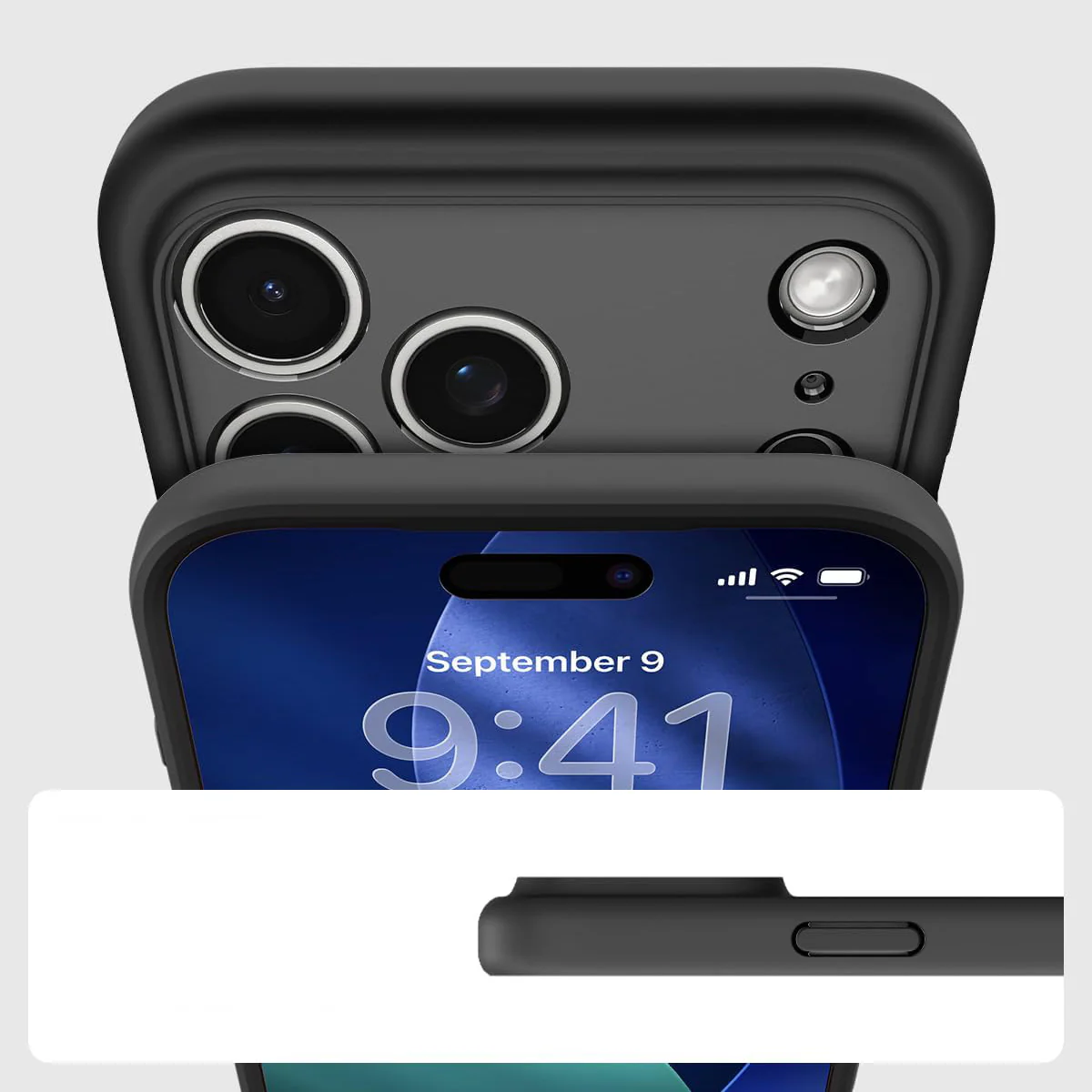 Handyhülle für iPhone 17 Pro, Spigen Ultra Hybrid Mag mit MagSafe, Durchscheinend-Schwarz - Image 12