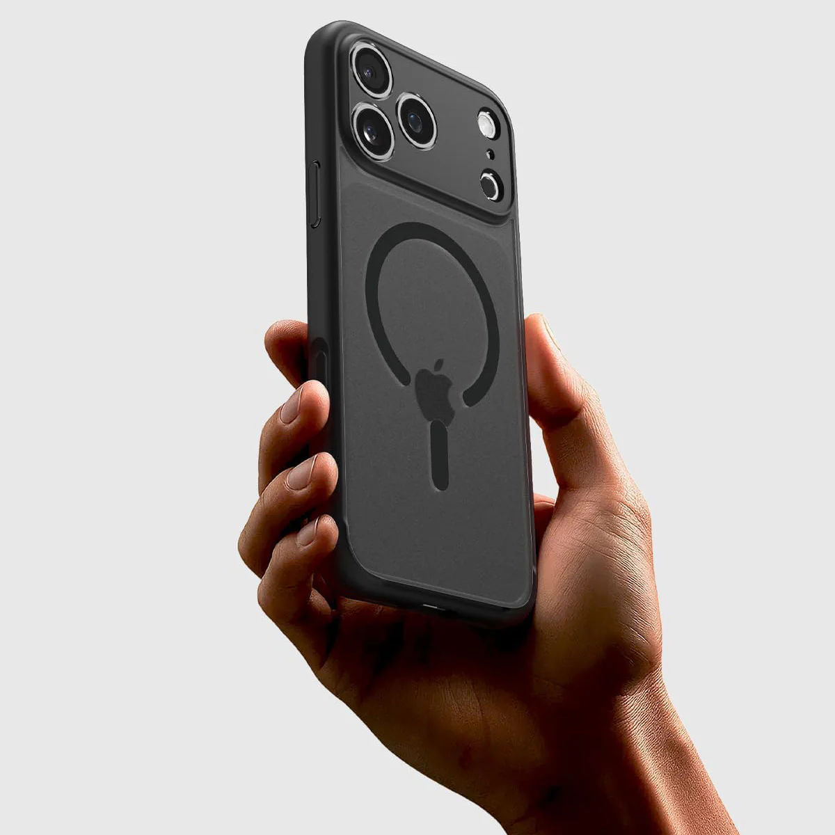 Handyhülle für iPhone 17 Pro, Spigen Ultra Hybrid Mag mit MagSafe, Durchscheinend-Schwarz - Image 15