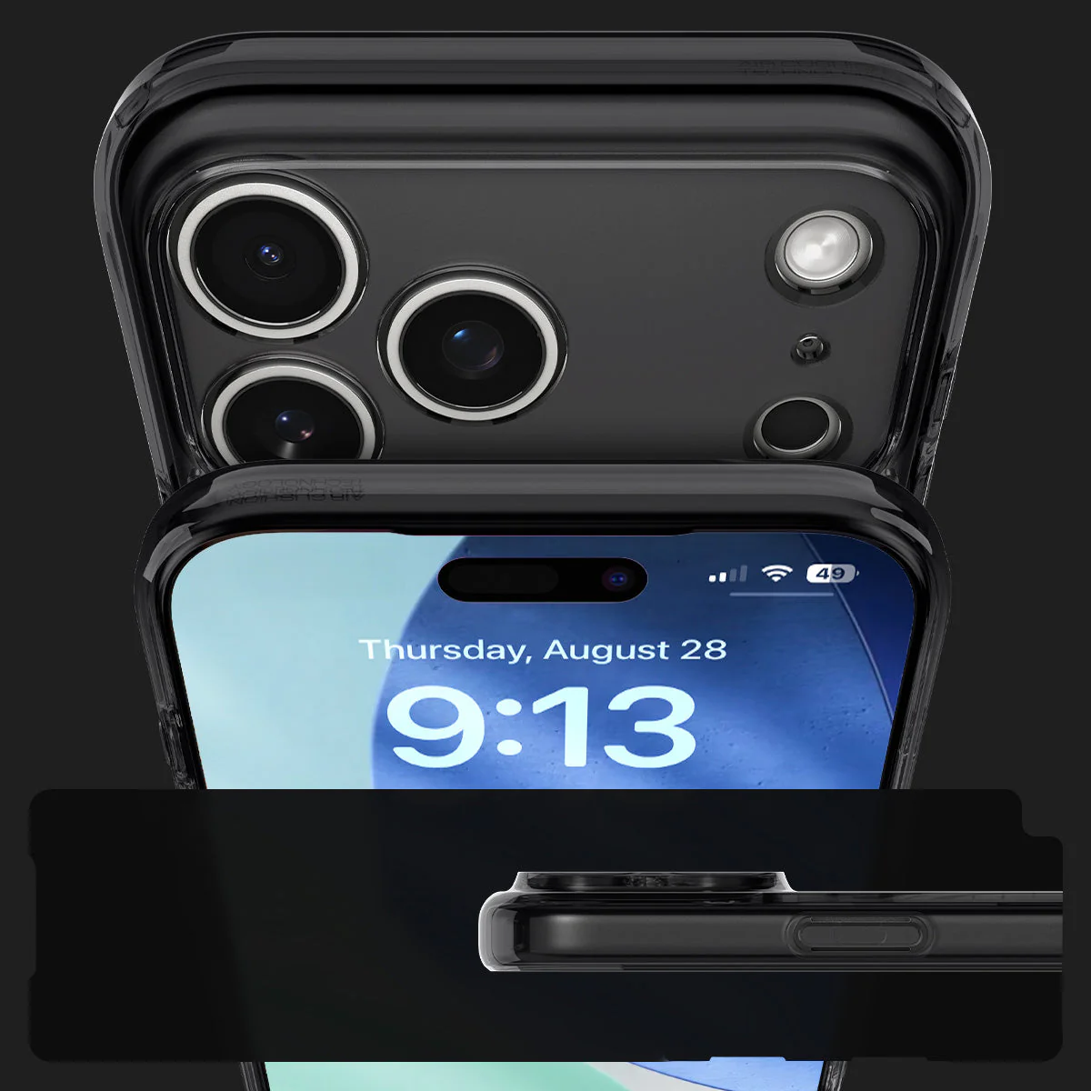 Handyhülle für iPhone 17 Pro, Spigen Ultra Hybrid Mag mit MagSafe, Rauchfarben-Grau (Zero One) - Image 2